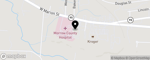 Map of Morrow County Food Pantry