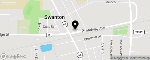 Map of Swanton Christian Food Pantry McQuade Law Office 