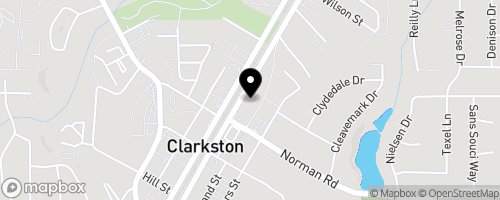 Map of Clarkston First Bapt.-Food Program