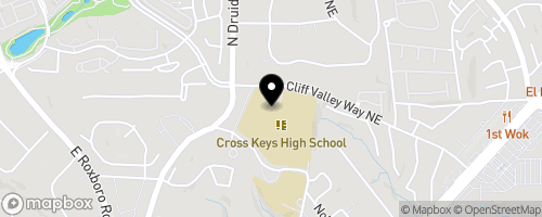 Map of Cross Keys High School
